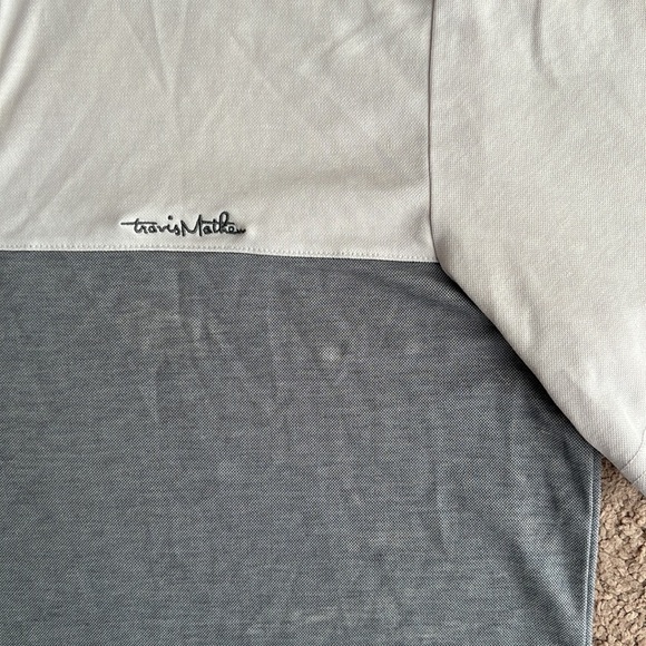 Travis Matthew See Ya Polo Grey White Block - Picture 6 of 11